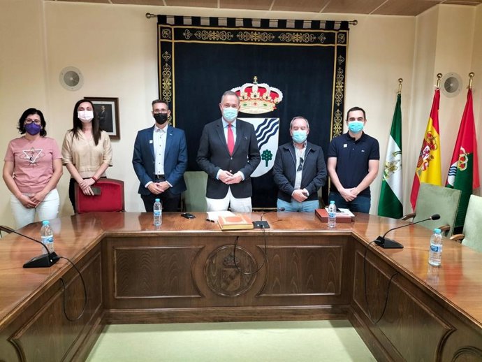 García Egea en su visita al municipio de Arboleas