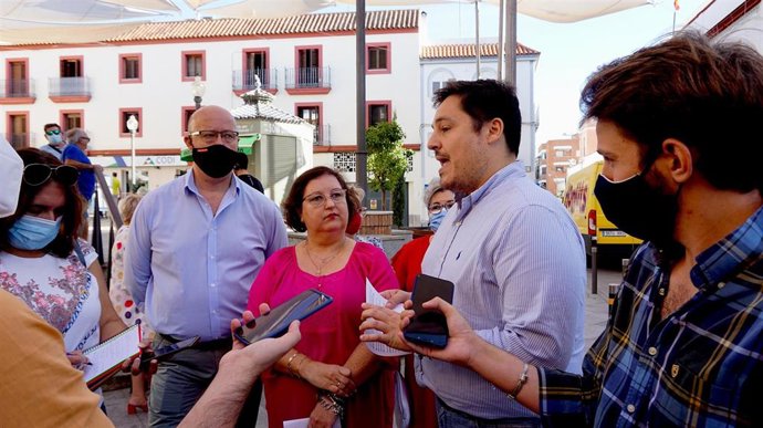 El vicesecretario de Organización del PP de Sevilla, José Luis García, en Dos Hermanas