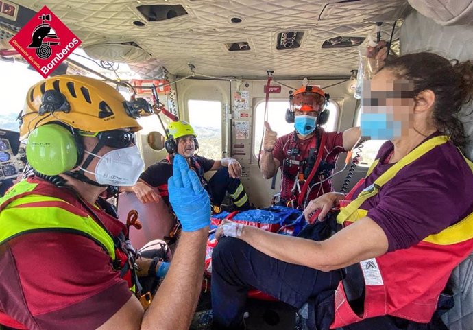 Rescatada una dona a Fageca amb fractura de cama després de patir una caiguda