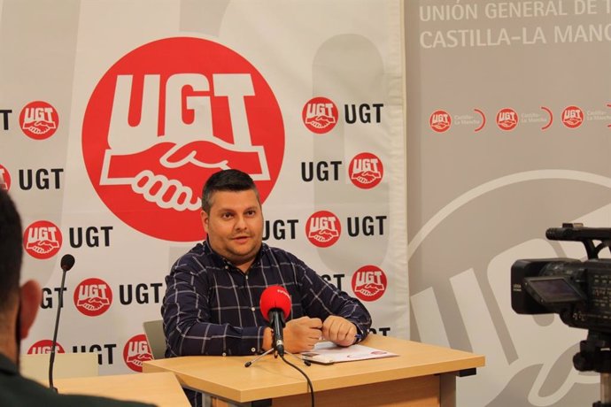 El secretario general de UGT en Castilla-La Mancha, Luis Manuel Monforte