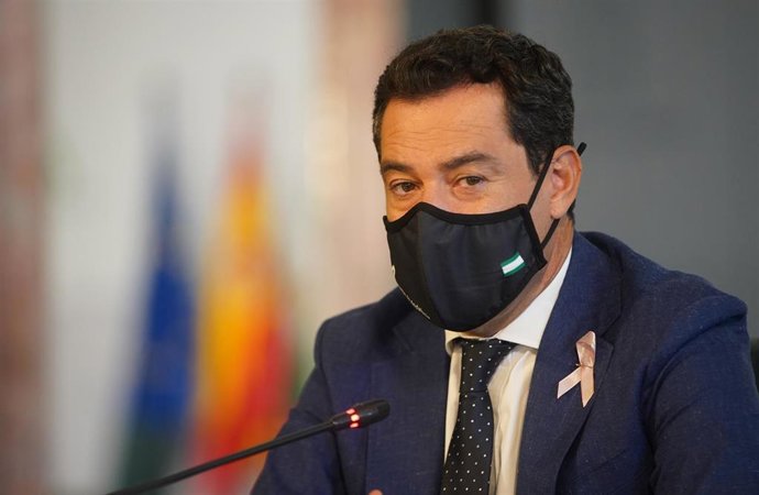 El presidente de la Junta de Andalucía, Juanma Moreno, en una foto de archivo.