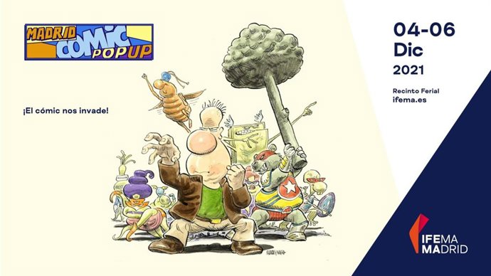 Cartel promocional de Madrid Comic Pop Up de Ifema Madrid