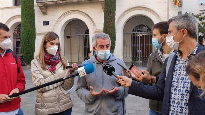 El presidente del grupo municipal de Junts en Badalona (Barcelona), David Torrents.