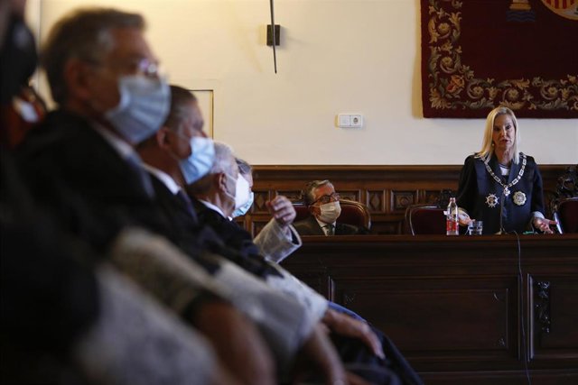 Archivo - La fiscal superior de Andalucía, Ana Tárrago, en la apertura del año judicial 2021-22 a 17 de septiembre 2021 en Granada (Andalucía)