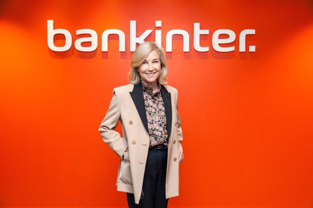 La consejera delegada de Bankinter, María Dolores Dancausa, durante la presentación de resultados del tercer trimestre de 2021, a 21 de octubre de 2021.