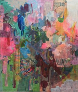 Galería Juana de Aizpuru obra de  Markus Oehlen.