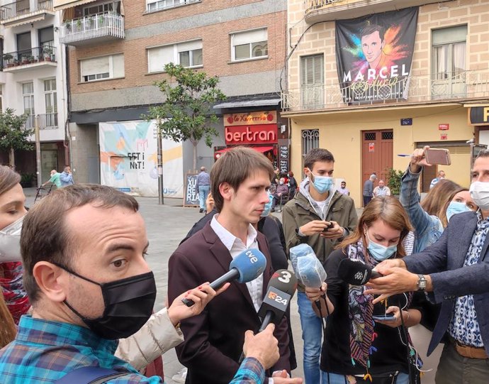 El presidente del grupo municipal de ERC en el Ayuntamiento de Badalona (Barcelona), Alex Montorns.