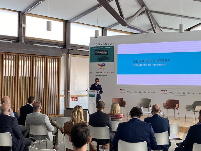 Gerardo Pérez, presidente de Faconauto, en el IV Observatorio de la Posventa Oficial, celebrado en Madrid