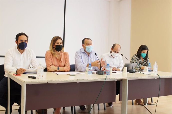 Reunión de la comisión ejecutiva provincial del PSOE de Málaga de cara al congreso provincial y regional de la formación