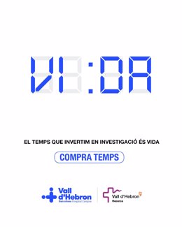 Imatge de la campanya 'Compra Temps' de l'Hospital Vall d'Hebron