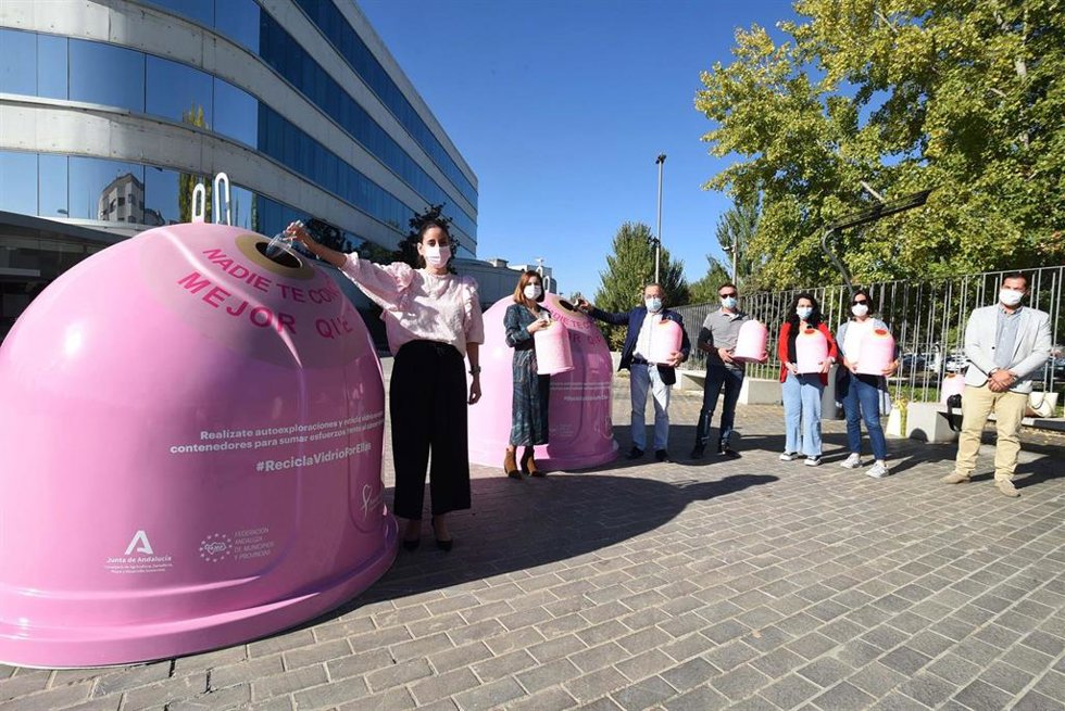 Reciclaje de vidrio contra el cáncer de mama