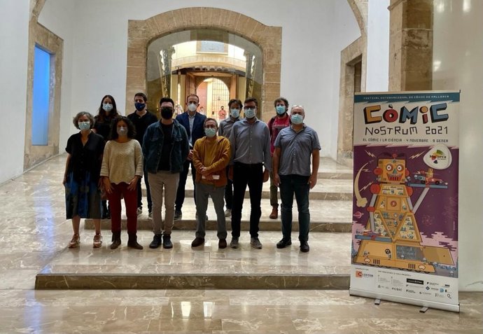 Palma explora la relación entre ciencia e ilustración en la edición de este año del 'Cmic Nostrum'.