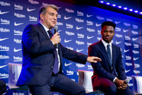 Laporta: "Ansu Fati tiene un don y seguirá el camino de la gloria"