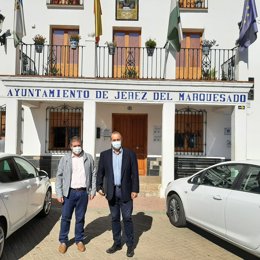 El delegado territorial de Regeneración, Justicia y Administración Local de la Junta en Granada, Enrique Barchino, ha visitado este jueves Jerez del Marquesado (Granada)