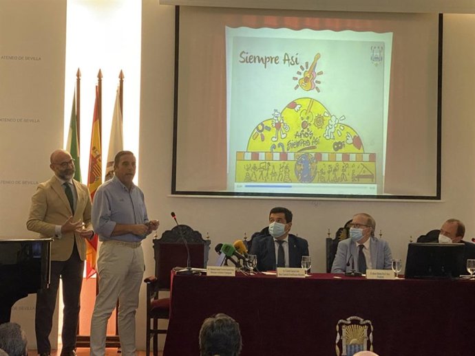Presentación de las carrozas de la Cabalgata de Reyes Magos de Sevilla de 2022.