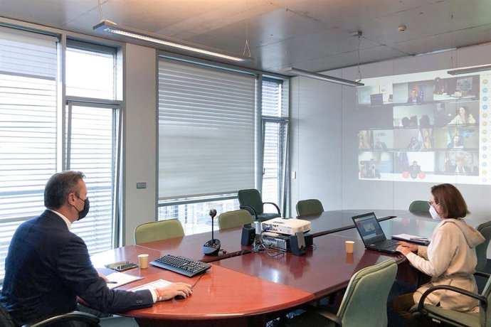 El Consejero De Desarrollo Rural, Ganadería, Pesca, Alimentación Y Medio Ambiente, Guillermo Blanco, Participa, Por Videoconferencia, En La Conferencia Sectorial De Agricultura Y Desarrollo Rural.