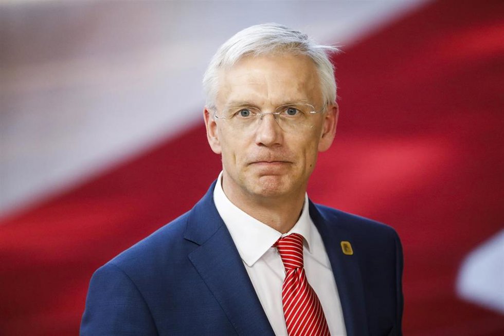 Archivo - El primer ministro de Letonia, Krisjanis Karins.