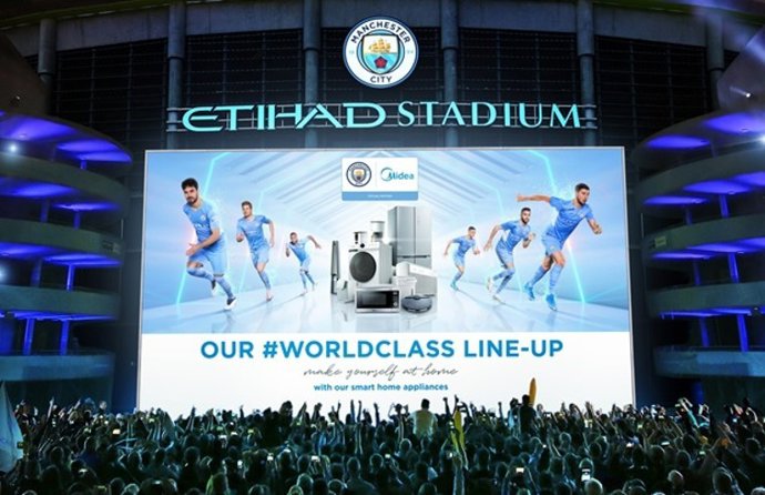 Midea impulsa asociación global con Manchester City.