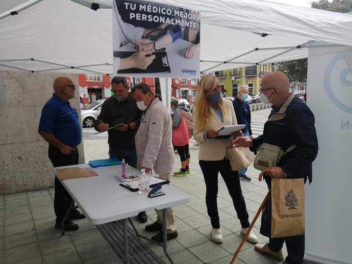 Inicio de una campaña "permanente" del PP en Gijón