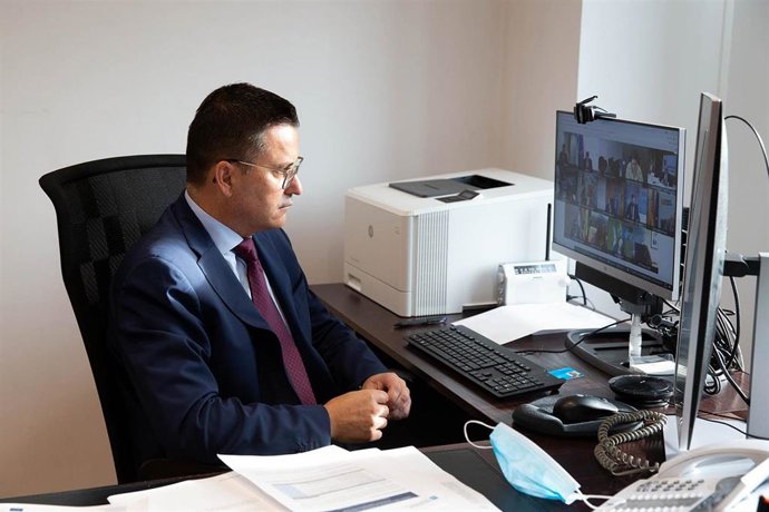 El conselleiro do Medio Rural, José González, participa en la conferencia sectorial de Agricultura del Ministerio