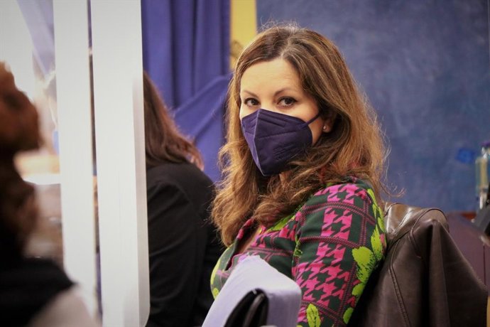 La portavoz adjunta de Vox en el Parlamento andaluz, Ángela Mulas.