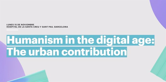 Cartell de la jornada 'Humanism in the digital age: the urban contribution'