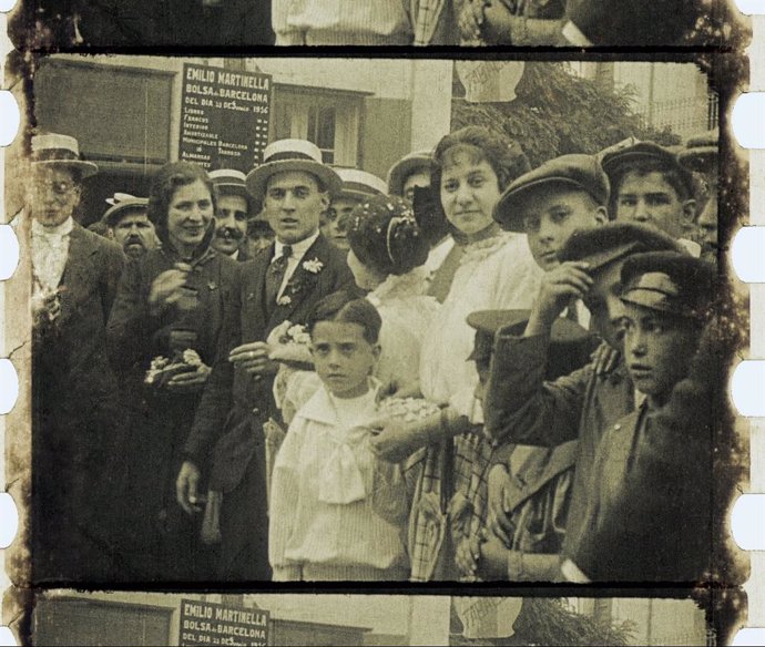 Fotograma de una pieza audiovisual restaurada del archivo de la Filmoteca de Catalunya