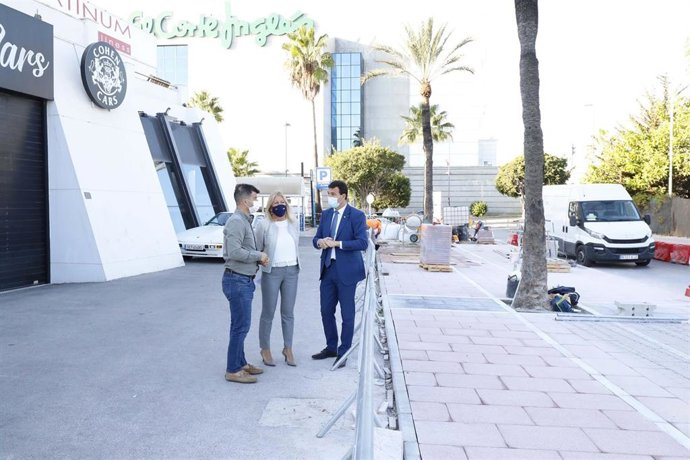 El Ayuntamiento de Marbella acomete una actuación integral en Puerto Banús para mejorar imagen y seguridad vial
