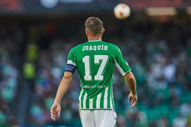 Joaquin Sanchez of Real Betis numer #17 during the UEFA Europa League, Group G, football match played between Real Betis and Bayer 04 Leverkusen at Benito Villamarin stadium on October 21, 2021, in Sevilla, Spain.