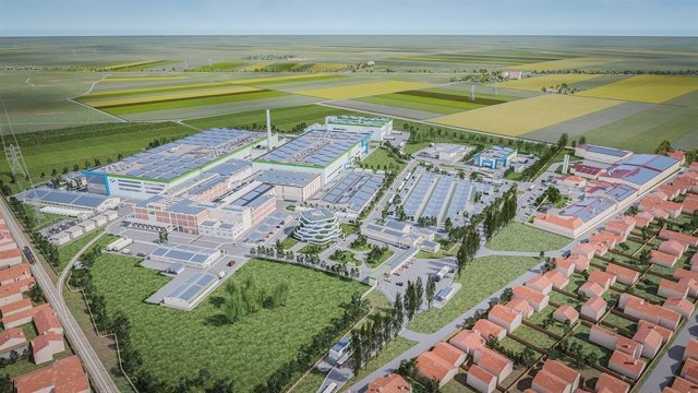 Visualization of the ElevenEs production plant in Subotica, Serbia.