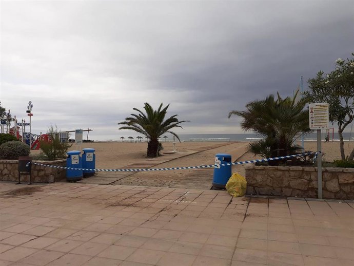 Archivo - Lluvias en Sagunt, en imagen de archivo