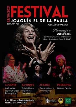 Homenaje a José Mercé que actuará junto a otros grandes como Aurora Vargas, Pansequito y Pastora Galván.