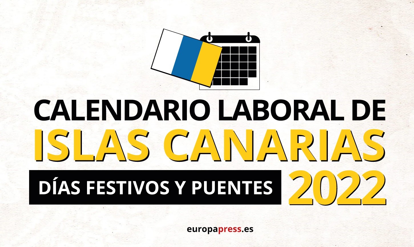 Calendario laboral de las islas Canarias para 2022