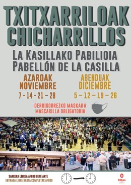 Cartel de los "Txixarrillos" organizados por el Ayuntamiento de Bilbao
