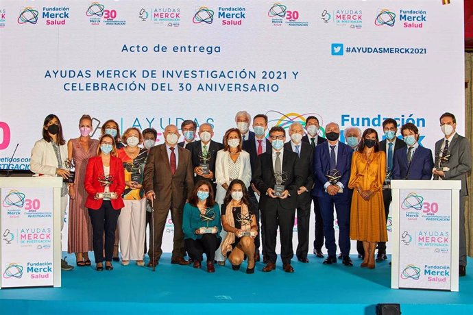 Fundación Merck Salud entregó ayer las Ayudas Merck de Investigación 2021 y celebra su 30 aniversario en Teatro Real