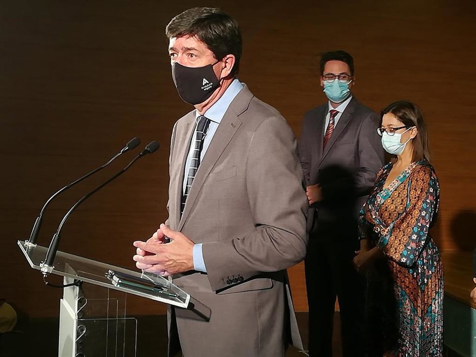 Marín durante su intervención en la inauguración de Tierra Adentro