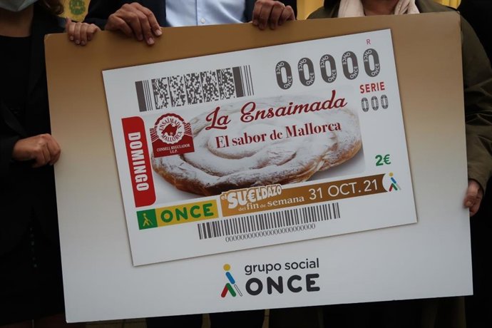 La ensaimada de Mallorca protagoniza el cupón de la ONCE.
