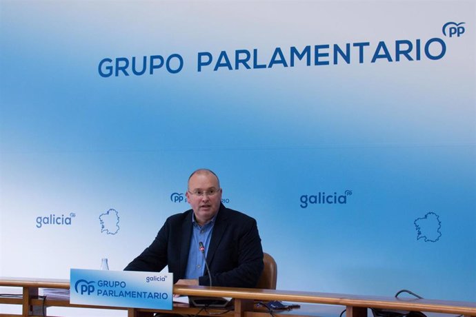 El secretario xeral del PPdeG, Miguel Tellado