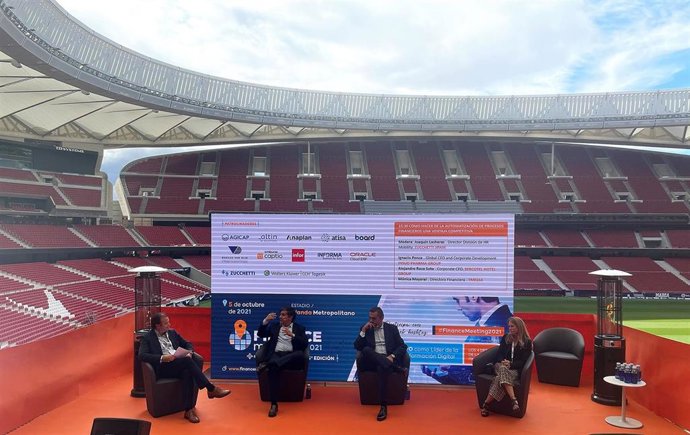 Congreso Finance Meeting 2021 en el estadio Wanda Metropolitano (Madrid), con la participación y patrocinio de Zucchetti Spain