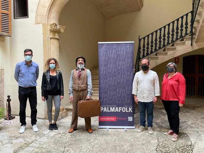 El regidor de Cultura y Bienestar Social, Antoni Noguera, en la presentación de la Semana de la Cultura Popular y Tradicional 2021.