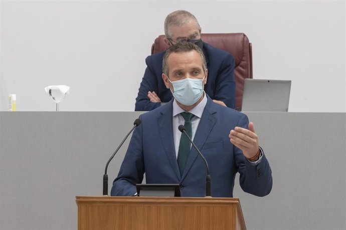 El portavoz del Partido Popular, Joaquín Segado