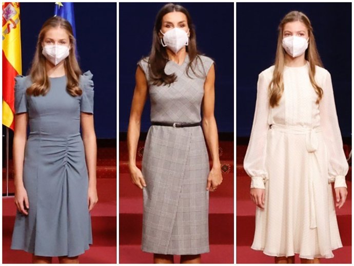 La Reina Letizia y sus hijas han destacado una vez más por su elegancia