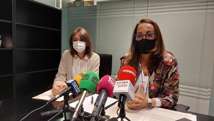 La fiscal jefe de Cuenca, Isabel Gómez, en rueda de prensa.