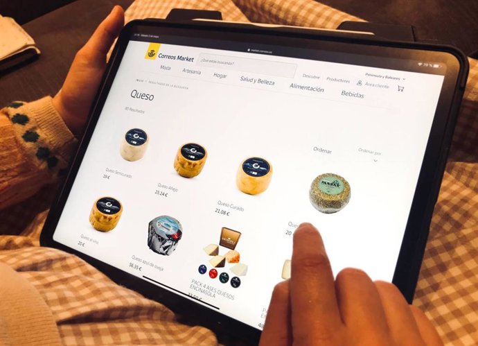 Archivo - La plataforma de venta en línea Correos Market