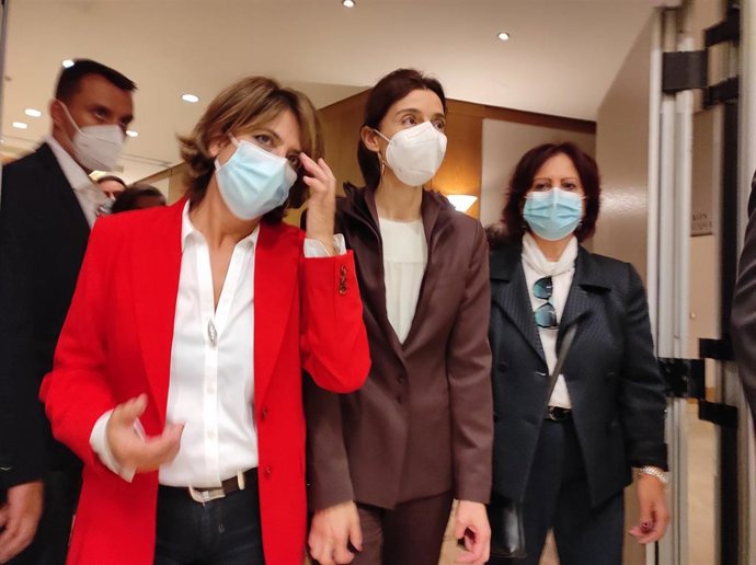 La fiscal general del Estado, Dolores Delgado, y la ministra de Justicia, Pilar Llop.