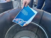 Empresarios queman el proyecto de los PGE para 2022 y exigen medidas ante el "trato bochornoso" hacia Huelva