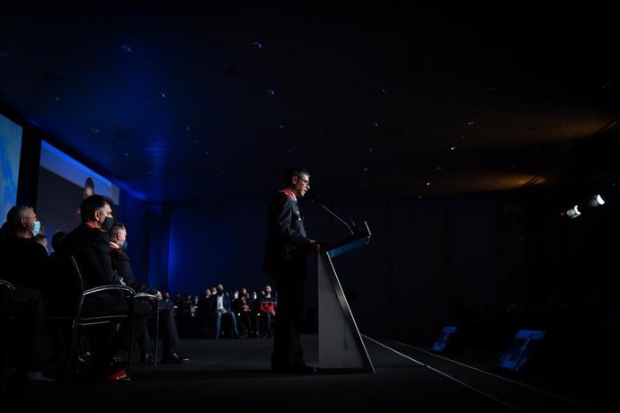 El mayor de los Mossos dEsquadra, Josep Lluis Trapero, en la celebración del Dia de les Esquadres, a 22 de octubre de 2021, en Barcelona, Catalunya (España).