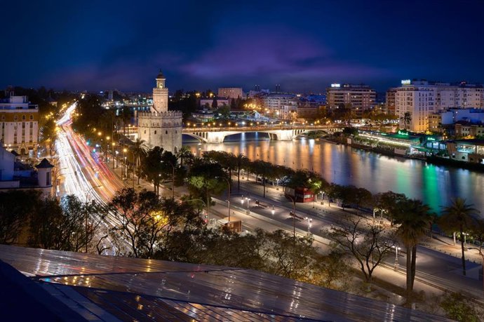 VIstas desde la azotea del Teatro de la Maestranza de Sevilla