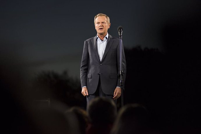 El líder de la oposición polaca, Donald Tusk