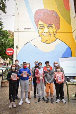 Mural homenaje a Elvira Costell